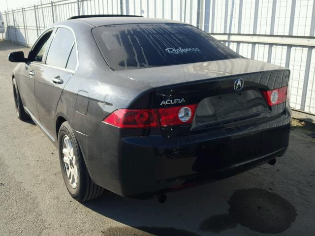 JH4CL96904C004471 - 2004 ACURA TSX BLACK photo 3