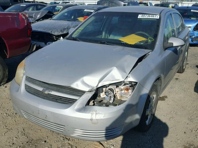 1G1AL58F087251209 - 2008 CHEVROLET COBALT LT SILVER photo 2