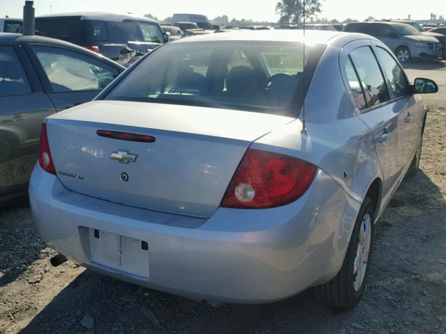 1G1AL58F087251209 - 2008 CHEVROLET COBALT LT SILVER photo 4