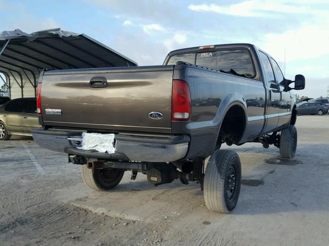 1FTWW31P65EC99252 - 2005 FORD F350 SRW S GRAY photo 4