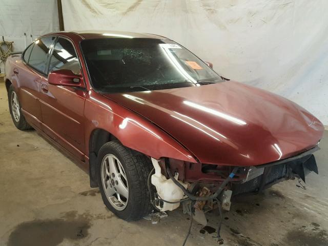 1G2WP52K72F232438 - 2002 PONTIAC GRAND PRIX MAROON photo 1