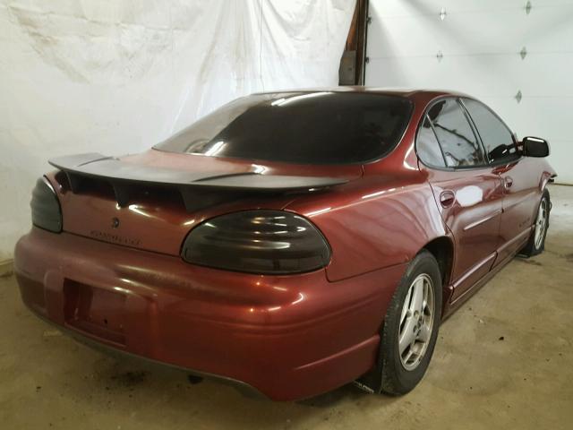 1G2WP52K72F232438 - 2002 PONTIAC GRAND PRIX MAROON photo 4