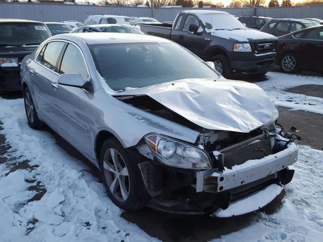 1G1ZC5E00CF244763 - 2012 CHEVROLET MALIBU 1LT SILVER photo 1