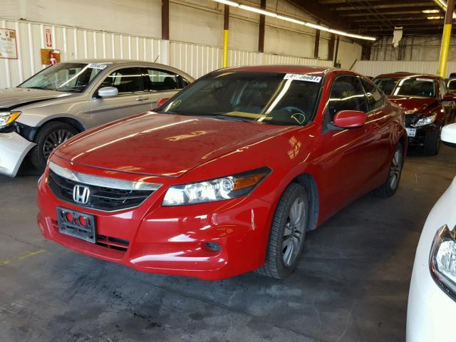 1HGCS1B86BA008179 - 2011 HONDA ACCORD EXL RED photo 2