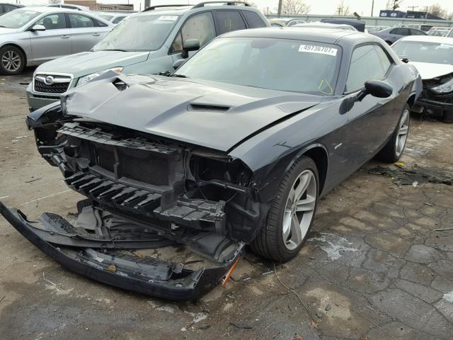 2C3CDZBT2HH658007 - 2017 DODGE CHALLENGER CHARCOAL photo 2