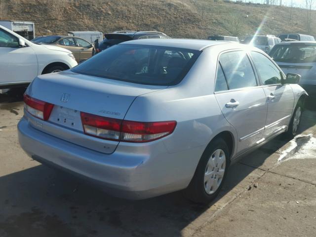 1HGCM56384A017792 - 2004 HONDA ACCORD LX SILVER photo 4