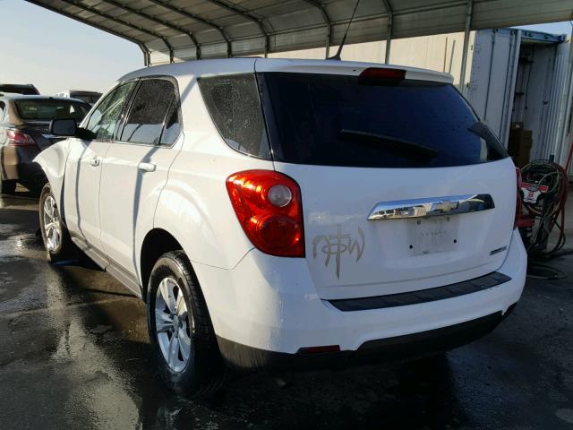 2CNALBEC7B6381703 - 2011 CHEVROLET EQUINOX LS WHITE photo 3