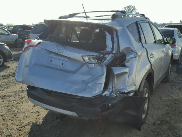 JTMRFREV0FD147905 - 2015 TOYOTA RAV4 XLE SILVER photo 4