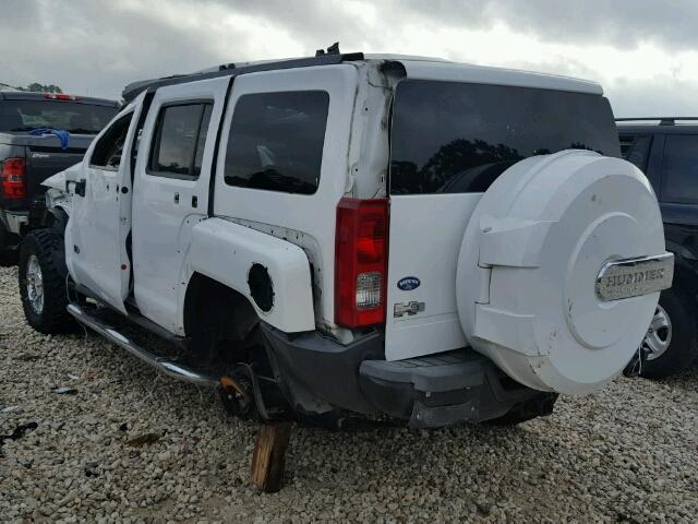 5GTEN13L788146453 - 2008 HUMMER H3 ALPHA WHITE photo 3