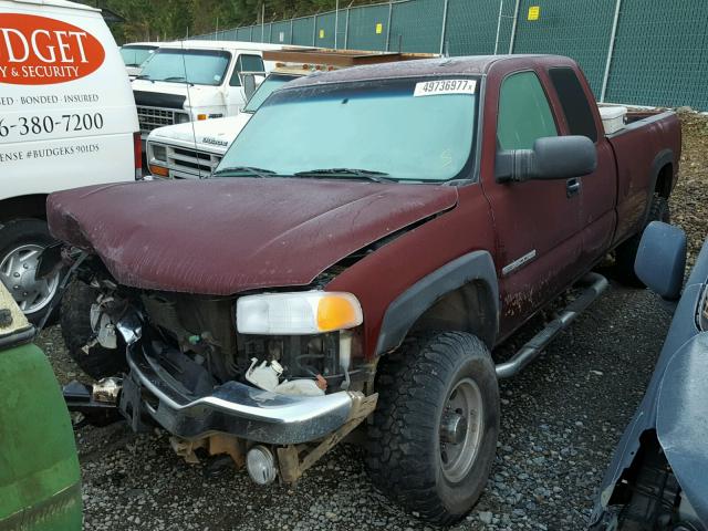 1GTHK29U93E322447 - 2003 GMC SIERRA K25 RED photo 2