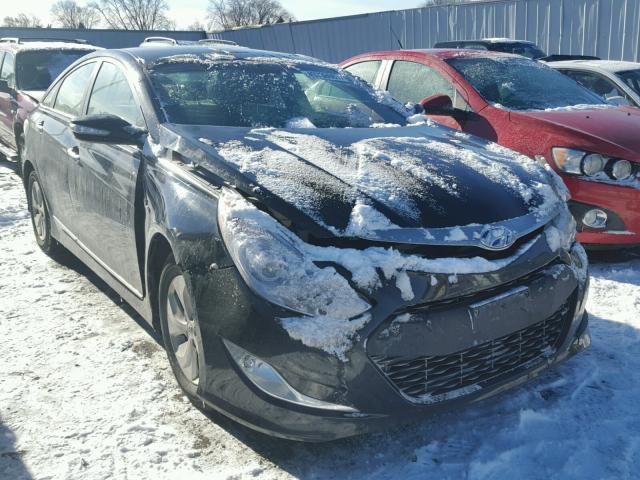 KMHEC4A48FA121511 - 2015 HYUNDAI SONATA HYB BLACK photo 1