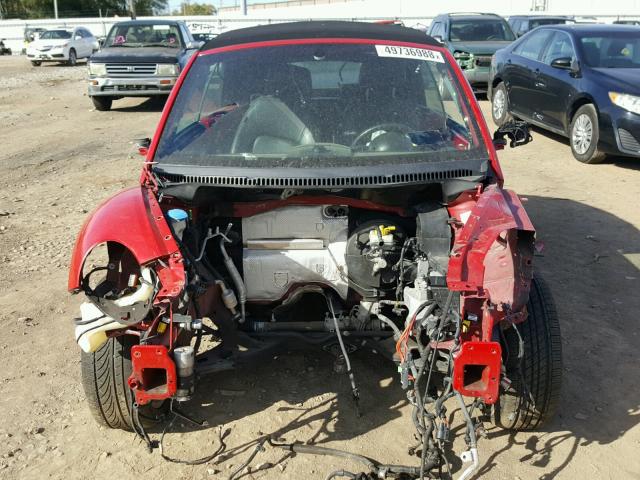 3VWSF31Y56M303274 - 2006 VOLKSWAGEN NEW BEETLE 红色 照片 9