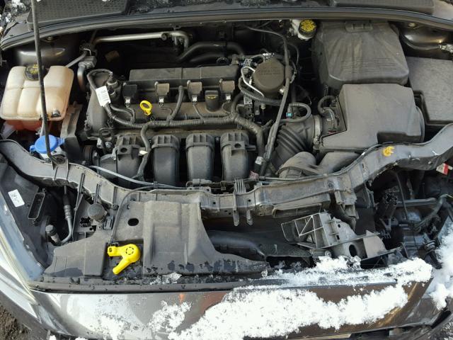 1FADP3F22FL333059 - 2015 FORD FOCUS SE GRAY photo 7