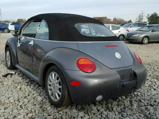 3VWCM21Y44M309441 - 2004 VOLKSWAGEN NEW BEETLE 灰色 照片 3