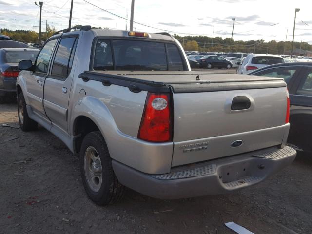 1FMZU67E03UA25067 - 2003 FORD EXPLORER S SILVER photo 3