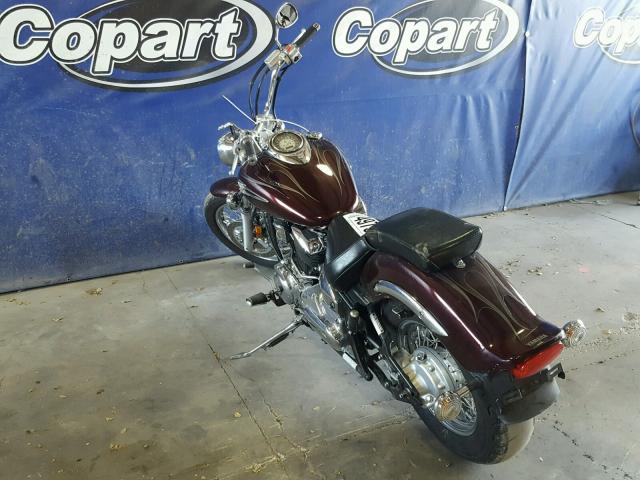 JYAVP11Y77A010486 - 2007 YAMAHA XVS1100 BURGUNDY photo 3