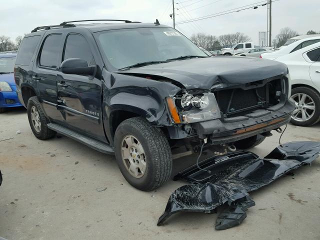 1GNFK13077R251455 - 2007 CHEVROLET TAHOE K150 BLACK photo 1