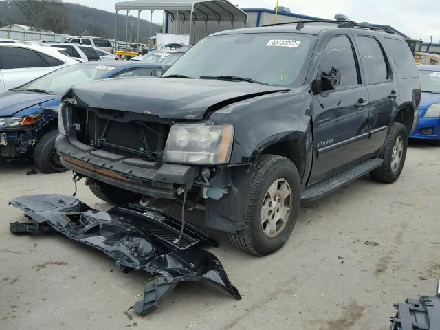 1GNFK13077R251455 - 2007 CHEVROLET TAHOE K150 BLACK photo 2