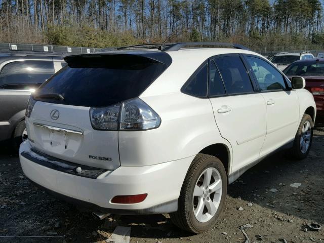 2T2HA31U66C107874 - 2006 LEXUS RX 330 WHITE photo 4