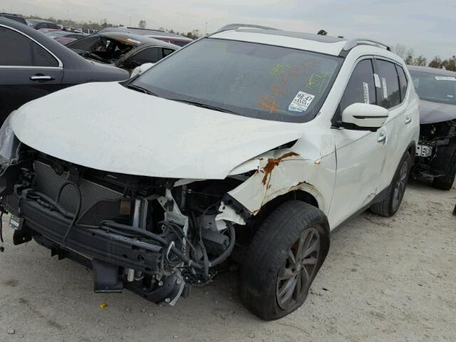 5N1AT2MT0GC915012 - 2016 NISSAN ROGUE S WHITE photo 2