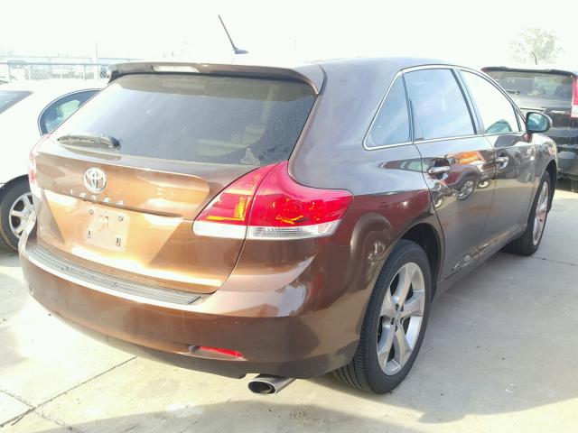 4T3ZK11A39U001411 - 2009 TOYOTA VENZA BASE BROWN photo 4