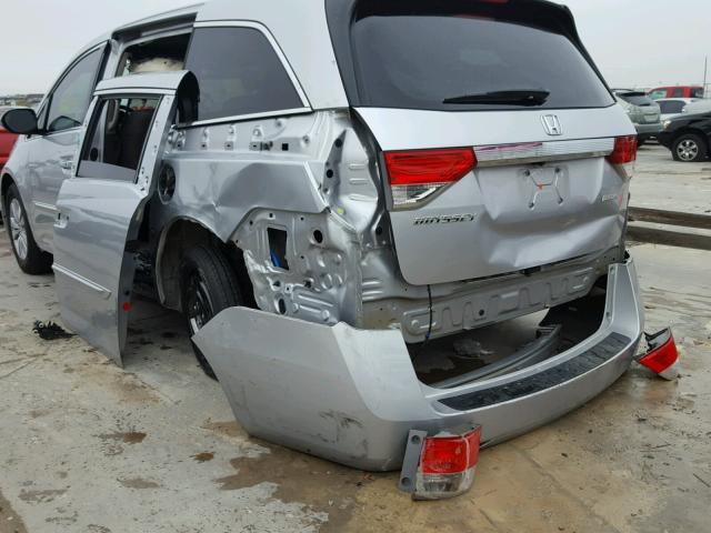 5FNRL5H6XEB120756 - 2014 HONDA ODYSSEY EX SILVER photo 9