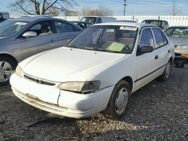 1NXBR12E9WZ022752 - 1998 TOYOTA COROLLA VE WHITE photo 2