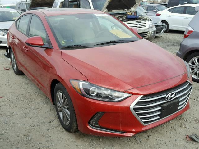 5NPD84LF4HH173598 - 2017 HYUNDAI ELANTRA SE RED photo 1