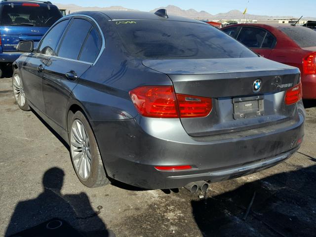 WBA3C1C51DF437474 - 2013 BMW 328 I SULE CHARCOAL photo 3