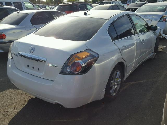 1N4CL2AP4AC116836 - 2010 NISSAN ALTIMA HYB WHITE photo 4