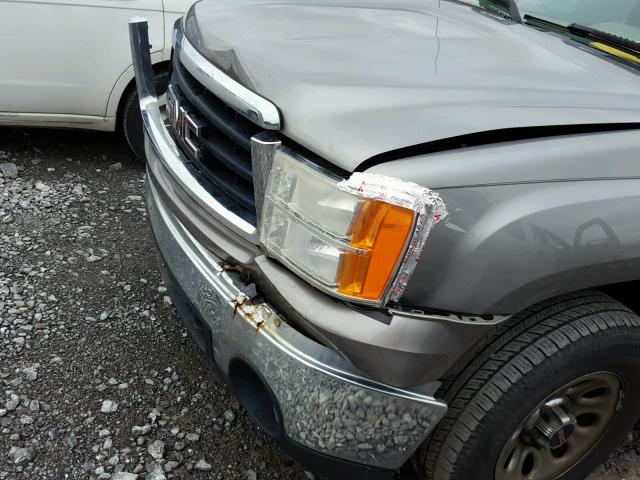 2GTEC13C871545712 - 2007 GMC NEW SIERRA GRAY photo 9