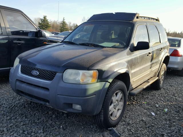 1FMYU93113KA11240 - 2003 FORD ESCAPE XLT BLACK photo 2