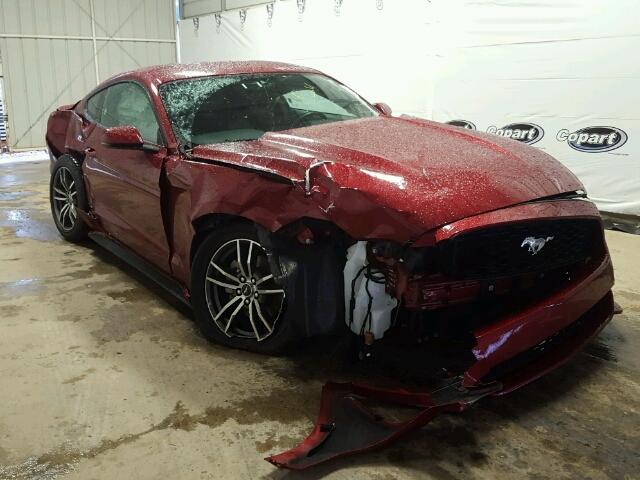 1FA6P8TH2H5282653 - 2017 FORD MUSTANG RED photo 1