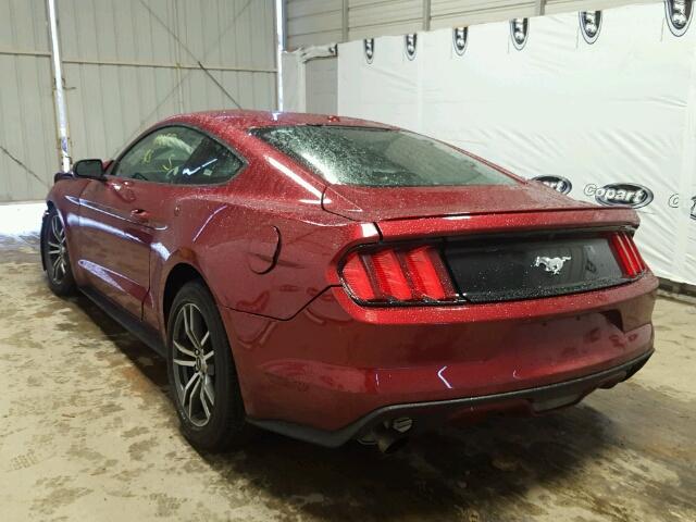 1FA6P8TH2H5282653 - 2017 FORD MUSTANG RED photo 3