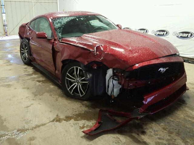 1FA6P8TH2H5282653 - 2017 FORD MUSTANG RED photo 9