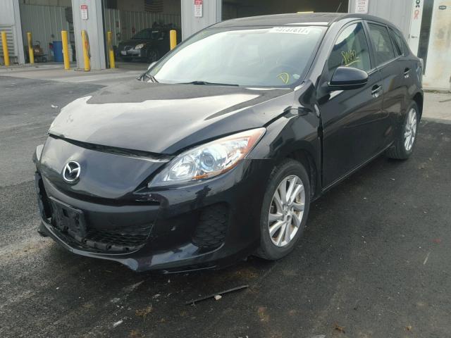 JM1BL1M70C1632427 - 2012 MAZDA 3 I BLACK photo 2