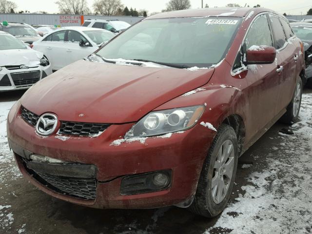 JM3ER293970143261 - 2007 MAZDA CX-7 RED photo 2