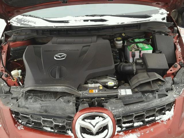 JM3ER293970143261 - 2007 MAZDA CX-7 RED photo 7