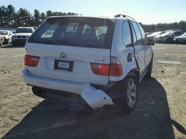 5UXFA13576LY27004 - 2006 BMW X5 3.0I WHITE photo 4