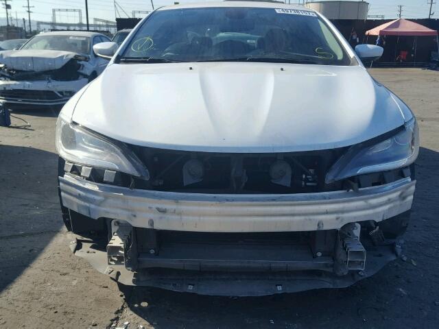 1C3CCCAB4FN740995 - 2015 CHRYSLER 200 LIMITE WHITE photo 9