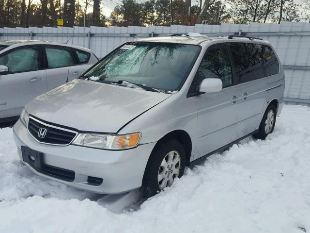 5FNRL18923B004497 - 2003 HONDA ODYSSEY EX SILVER photo 2