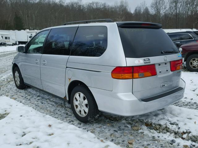 5FNRL18923B004497 - 2003 HONDA ODYSSEY EX SILVER photo 3