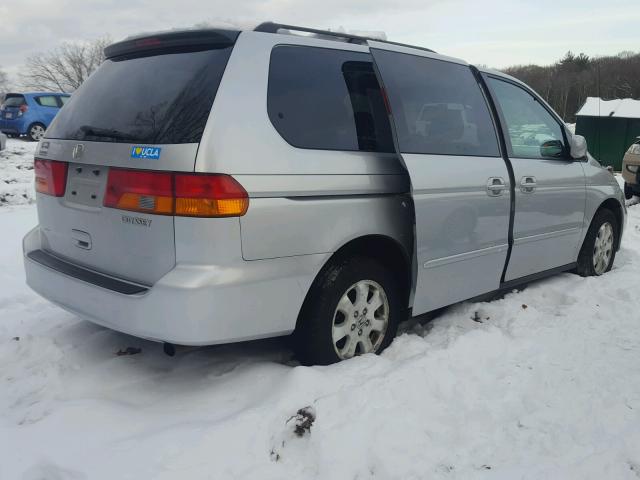 5FNRL18923B004497 - 2003 HONDA ODYSSEY EX SILVER photo 4