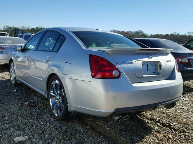 1N4BA41E57C803506 - 2007 NISSAN MAXIMA SE SILVER photo 3