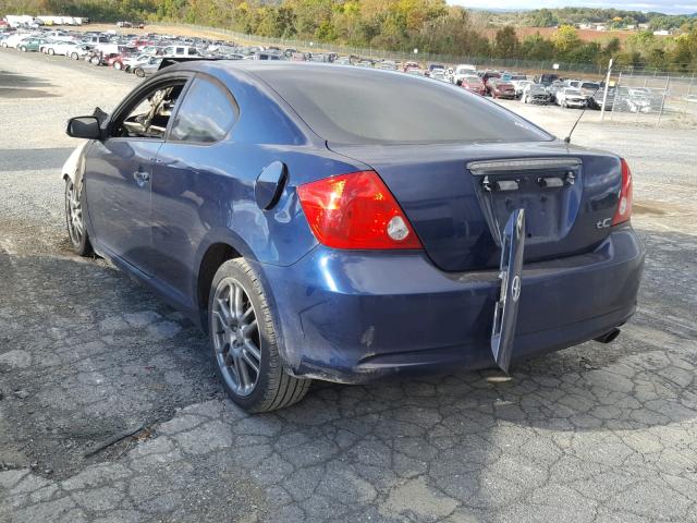 JTKDE167950037173 - 2005 TOYOTA SCION TC 蓝色 照片 3