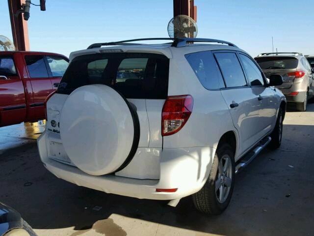 JTMZD35V475034165 - 2007 TOYOTA RAV4 WHITE photo 4