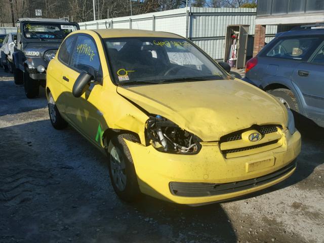 KMHCM36CX8U067046 - 2008 HYUNDAI ACCENT GS YELLOW photo 1