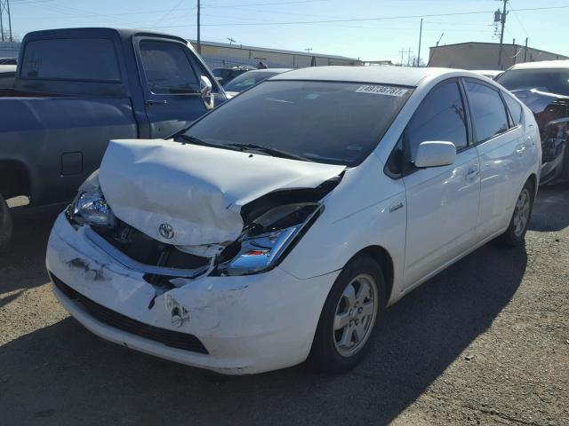 JTDKB20U377647365 - 2007 TOYOTA PRIUS WHITE photo 2