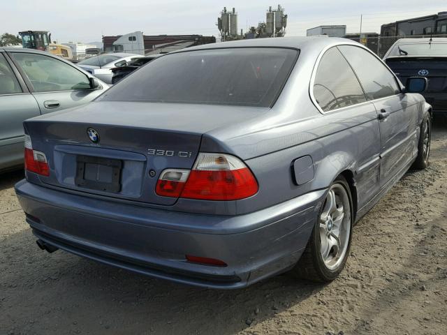WBABN53482PH01711 - 2002 BMW 330 CI BLUE photo 4