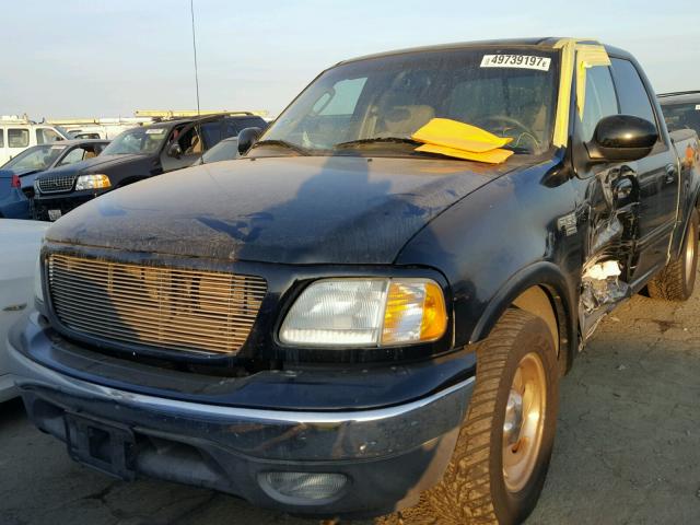 1FTRW07L23KC91888 - 2003 FORD F150 SUPER BLACK photo 2